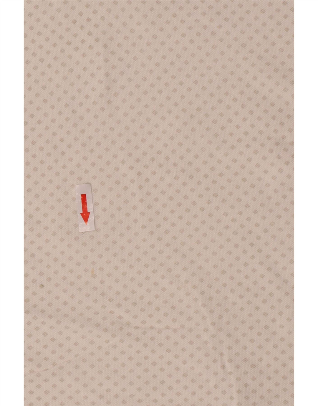Refrigue Dame Polo Shirt UK 10 Small White Argyle/Diamond Cotton