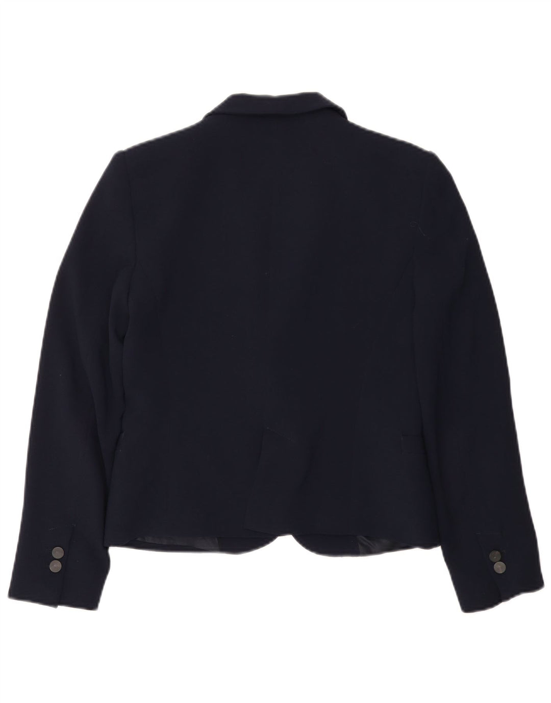 Zara Dame 1 Knap Blazer Jacket UK 12 Medium Navy Blue