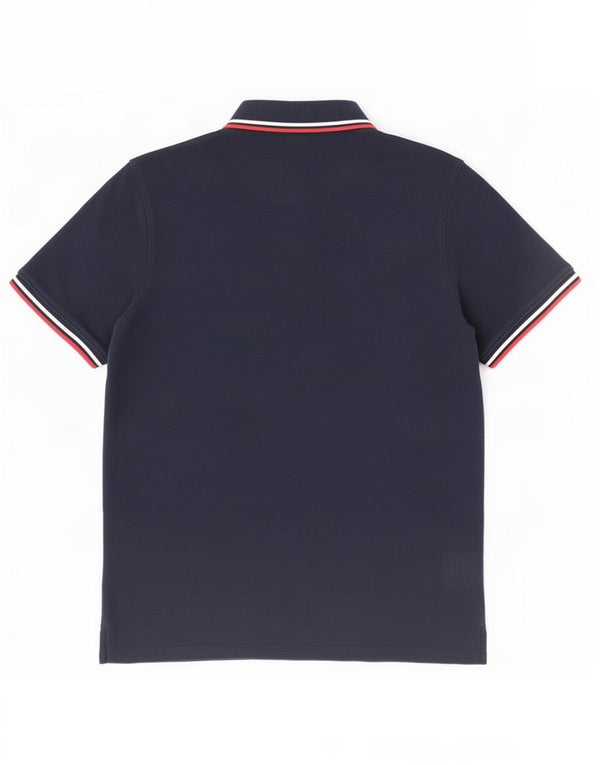 Jack & Jones herre poloshirt XL marineblå stribet bomuld
