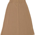 Zara Dame Midi Nederdel Medium W28 Beige Viscose