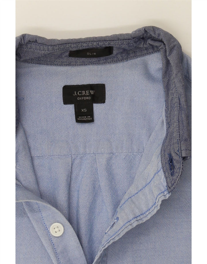 J. CREW Mens Oxford Slim Shirt XS Blue Cotton Vintage J. Crew and Second-Hand J. Crew from Messina Hembry 