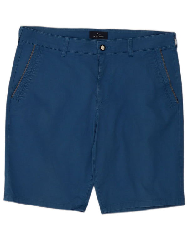 Harmont & Blaine Mens Chino Shorts IT 52 XL W38  Blue Cotton