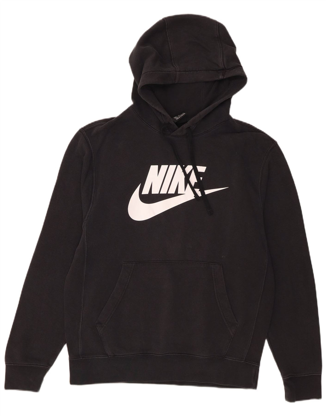 Nike grafisk hættetrøje til mænd mellem sort bomuld