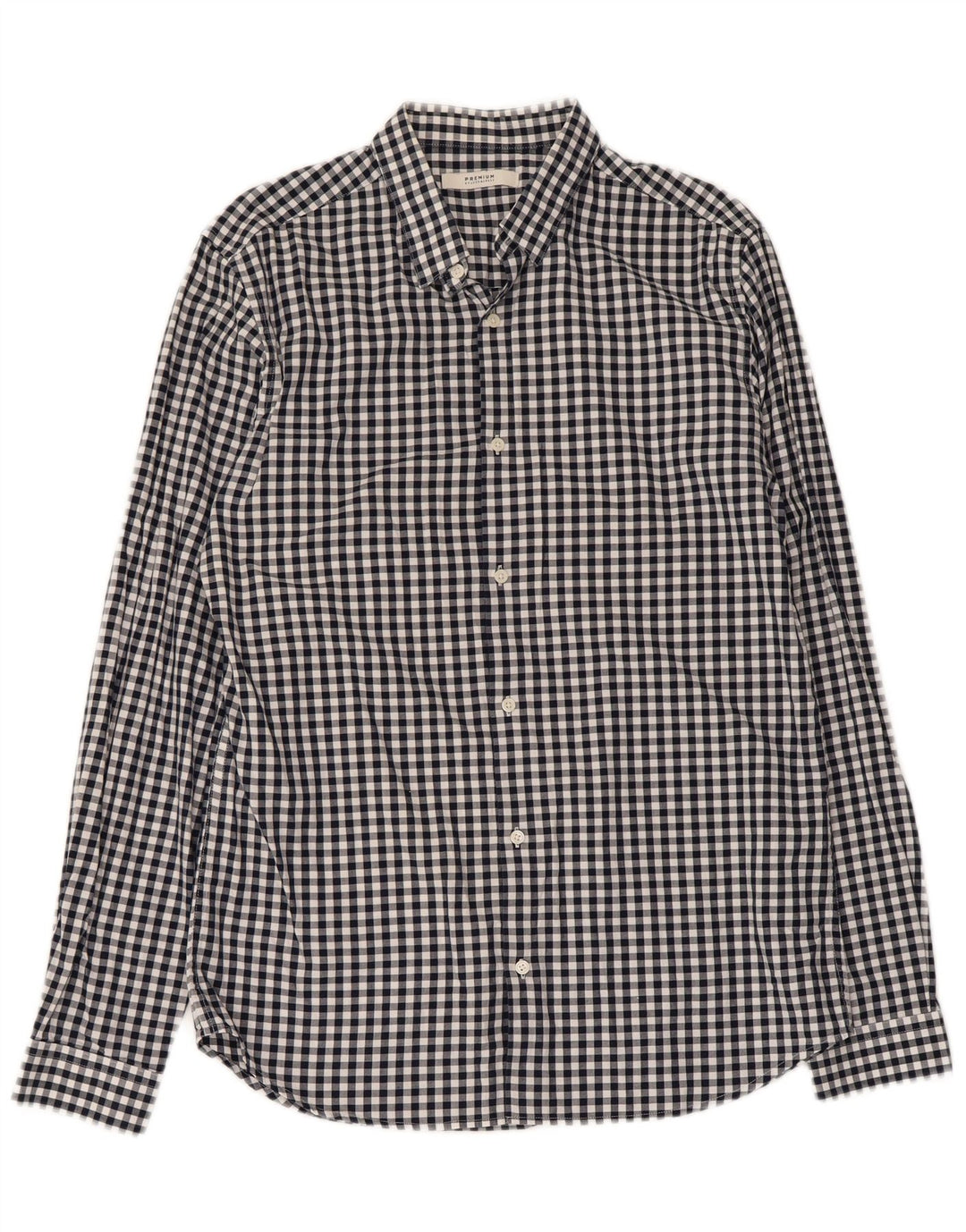 Jack & Jones Herreskjorte Medium Navy Blue Gingham Cotton