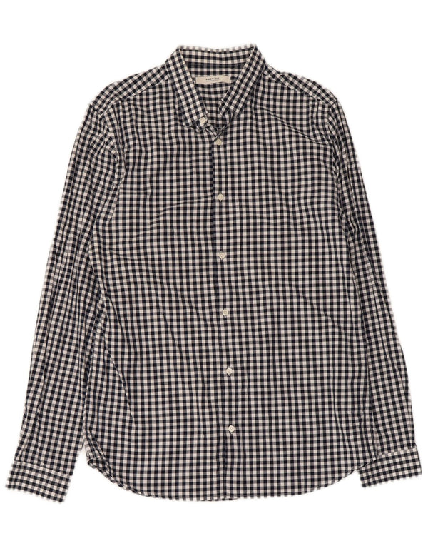 Jack & Jones Herreskjorte Medium Navy Blue Gingham Cotton