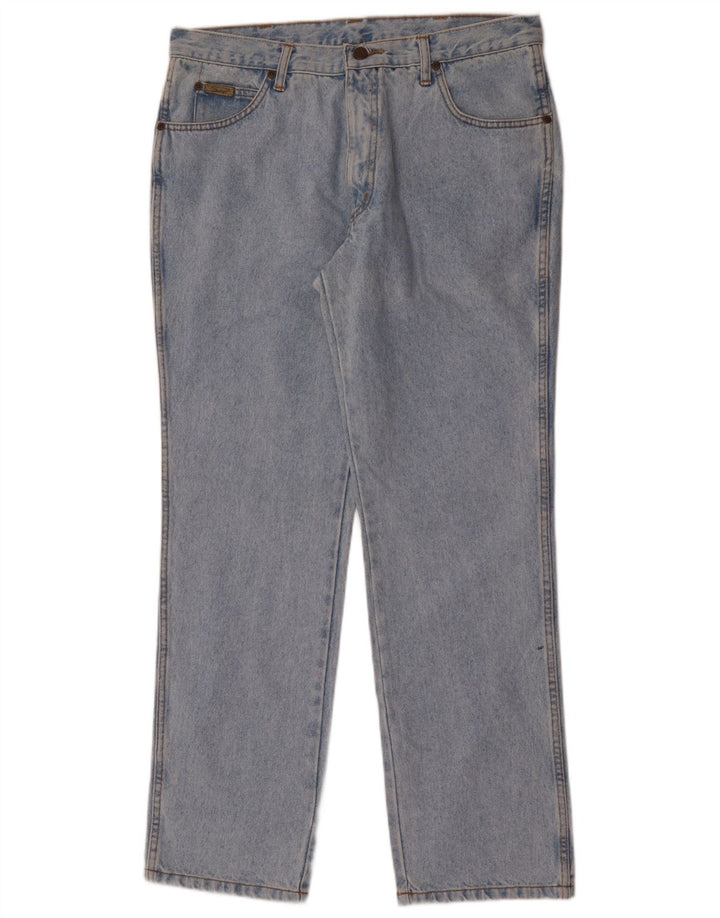 Wrangler Straight Jeans til mænd W36 L30 blå bomuld