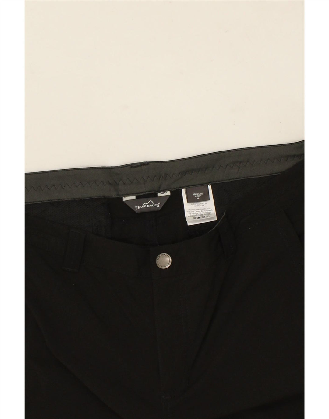 EDDIE BAUER Womens Straight Trousers US 16 2XL W38 L29 Black Polyamide Vintage Eddie Bauer and Second-Hand Eddie Bauer from Messina Hembry 
