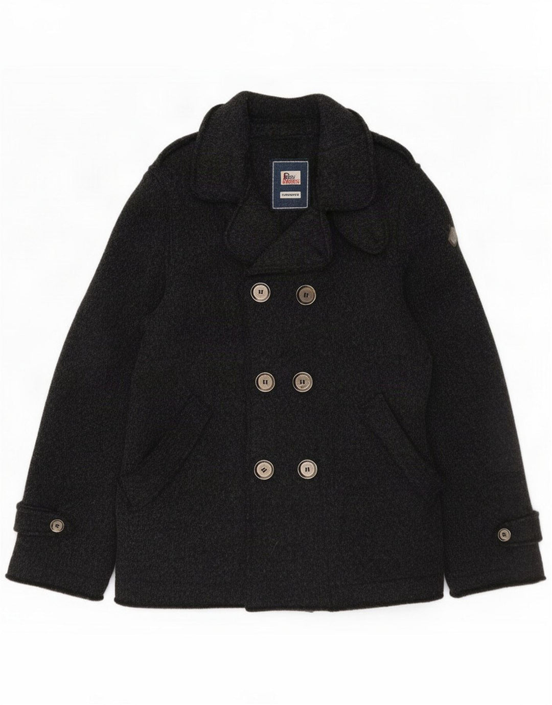Roy Rogers Herre Ærtefrakke IT 48 Medium Grey Wool
