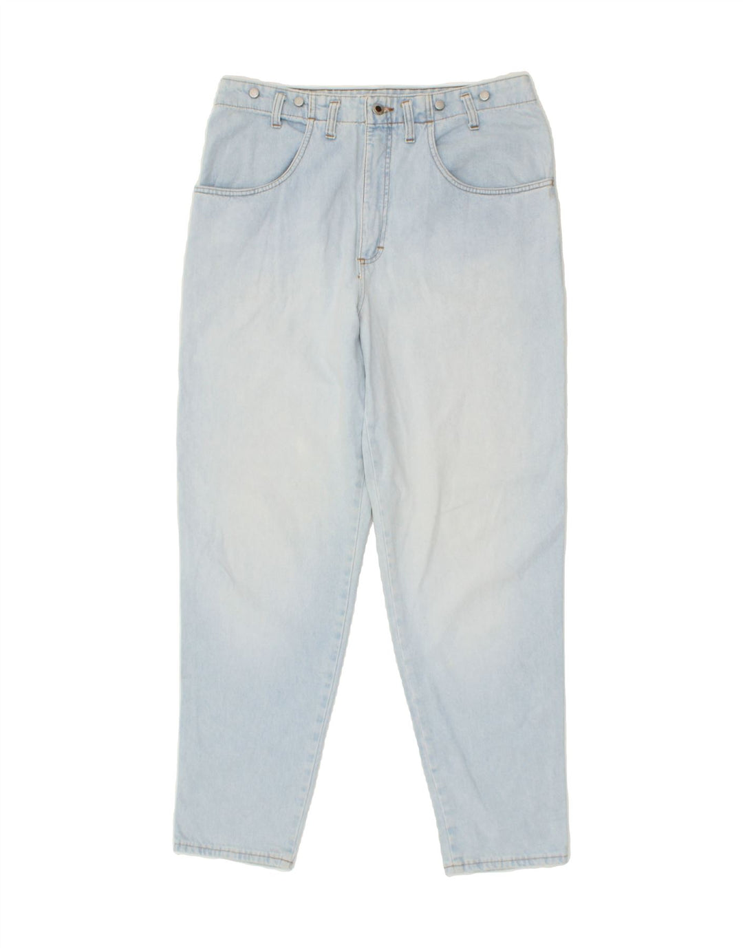 VINTAGE Womens Tapered Jeans EU 40 Medium W34 L29 Blue Cotton Vintage Vintage and Second-Hand Vintage from Messina Hembry 
