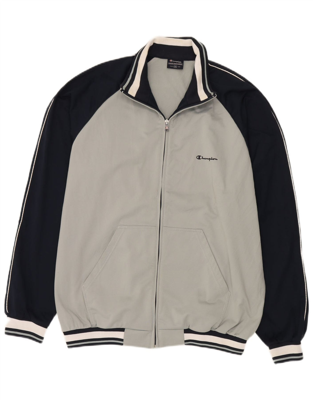 Champion Træningsdragt til mænd Topjakke XL Grå Colourblock Polyester