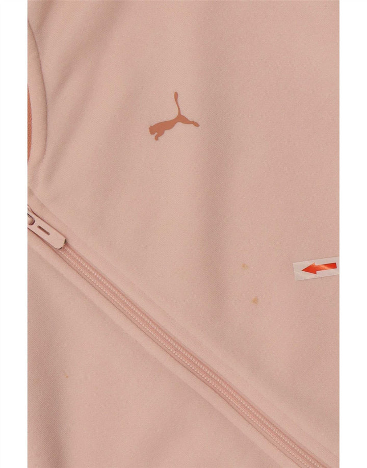 Puma Grafisk træningsdragt topjakke til kvinder UK 12 Medium Pink Colourblock