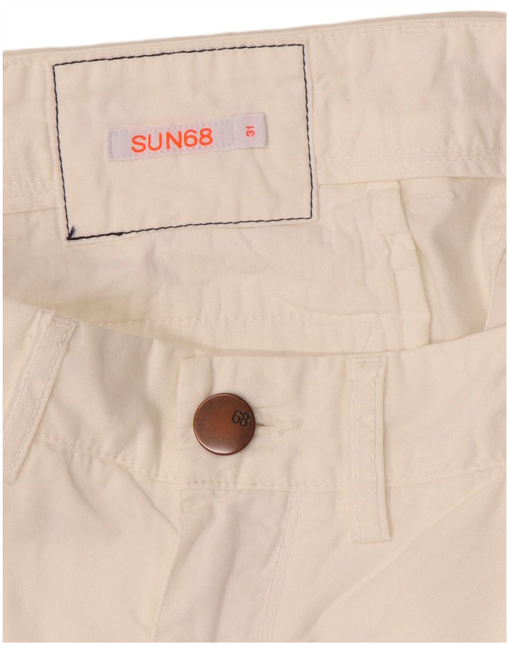 Sun68 Chino Shorts til kvinder W31 Medium White
