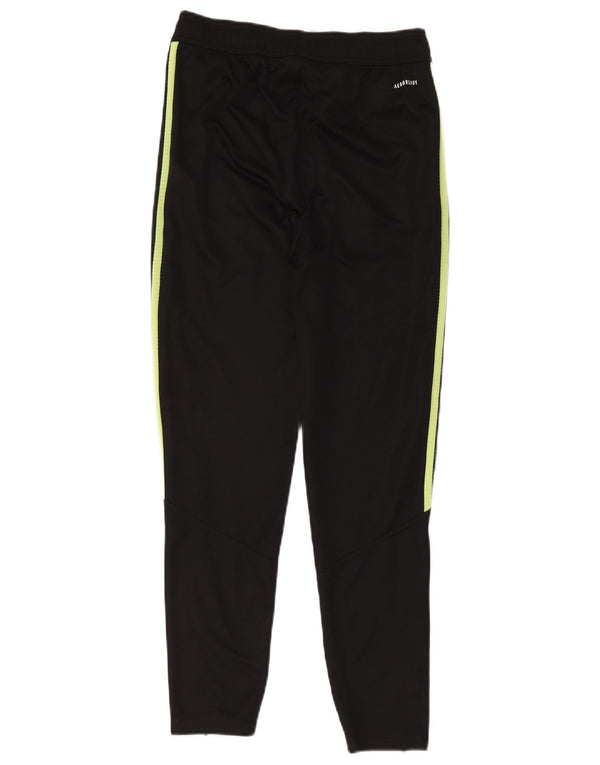 Adidas Boys Aeroready Tracksuit Bukser 13-14 år Sort Polyester
