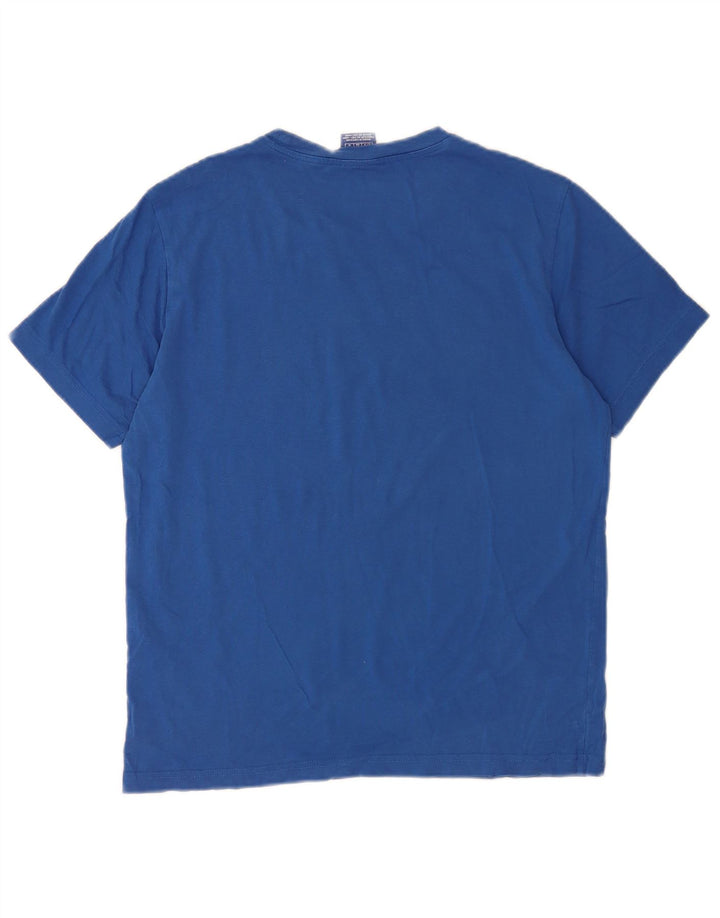 Champion Herre grafisk T-shirt top lille blå bomuld