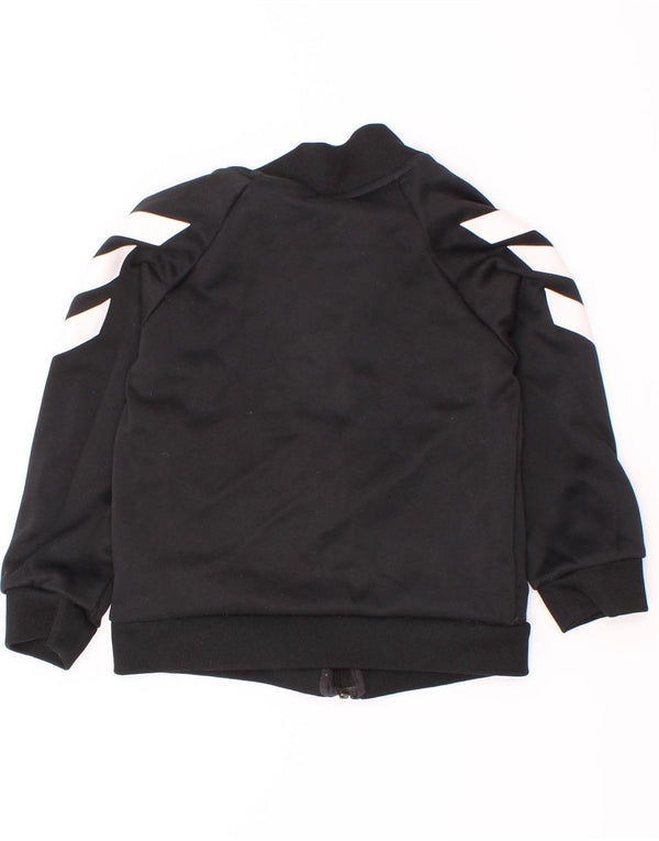 Adidas Drenge Træningsdragt Topjakke 3-4 År Sort Colourblock Polyester