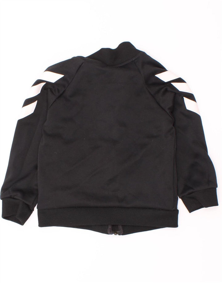 Adidas Drenge Træningsdragt Topjakke 3-4 År Sort Colourblock Polyester