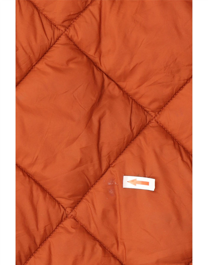 Barbour Dame Hætte Oversized Polstret Frakke UK 8 Lille brun polyamid