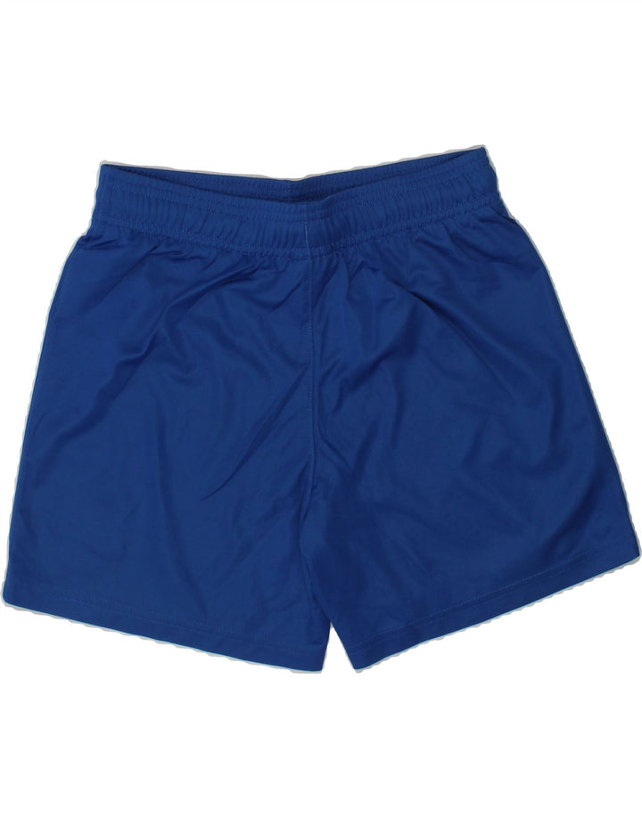 NIKE Boys Dri Fit Graphic Sport Shorts 8-9 Years Small Blue Polyester | Vintage Nike | Thrift | Second-Hand Nike | Used Clothing | Messina Hembry 