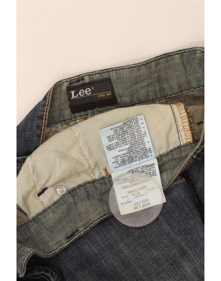 Lee Herre Knox Dart Straight Jeans W38 L31 Blå Bomuld