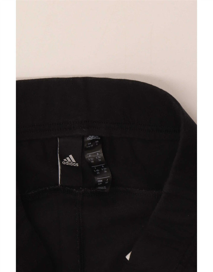 Adidas Dame Leggings UK 8/10 Small Black Bomuld