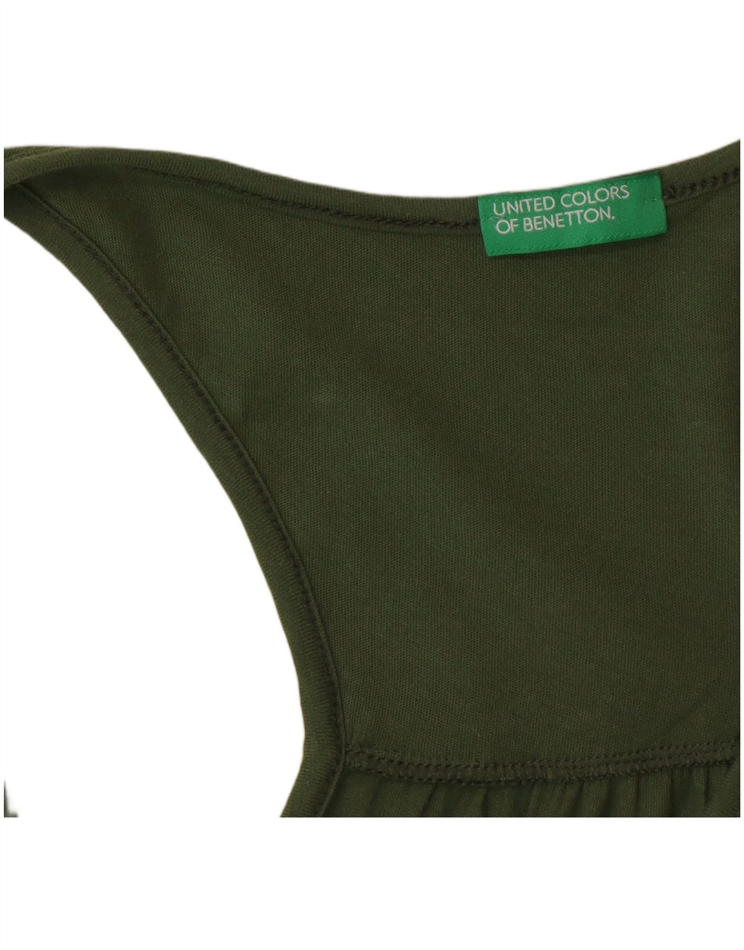 Benetton Damevest Top UK 6 XS Grøn