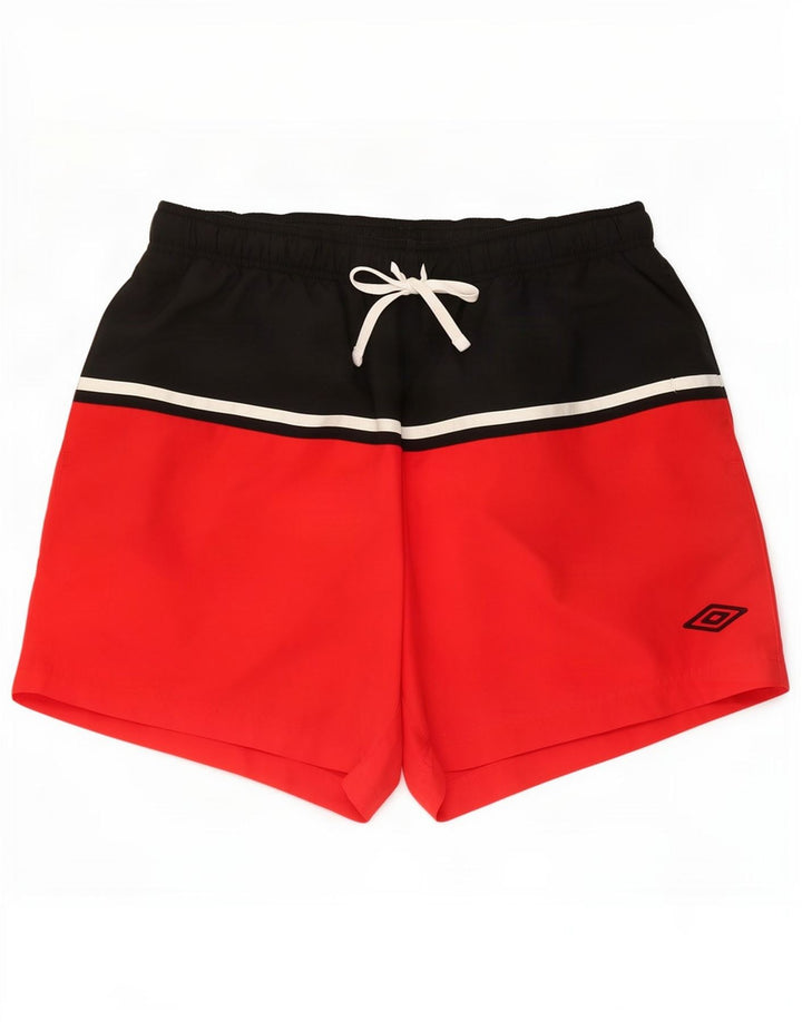 Umbro Sportsshorts til kvinder XL Rød Colourblock Polyester