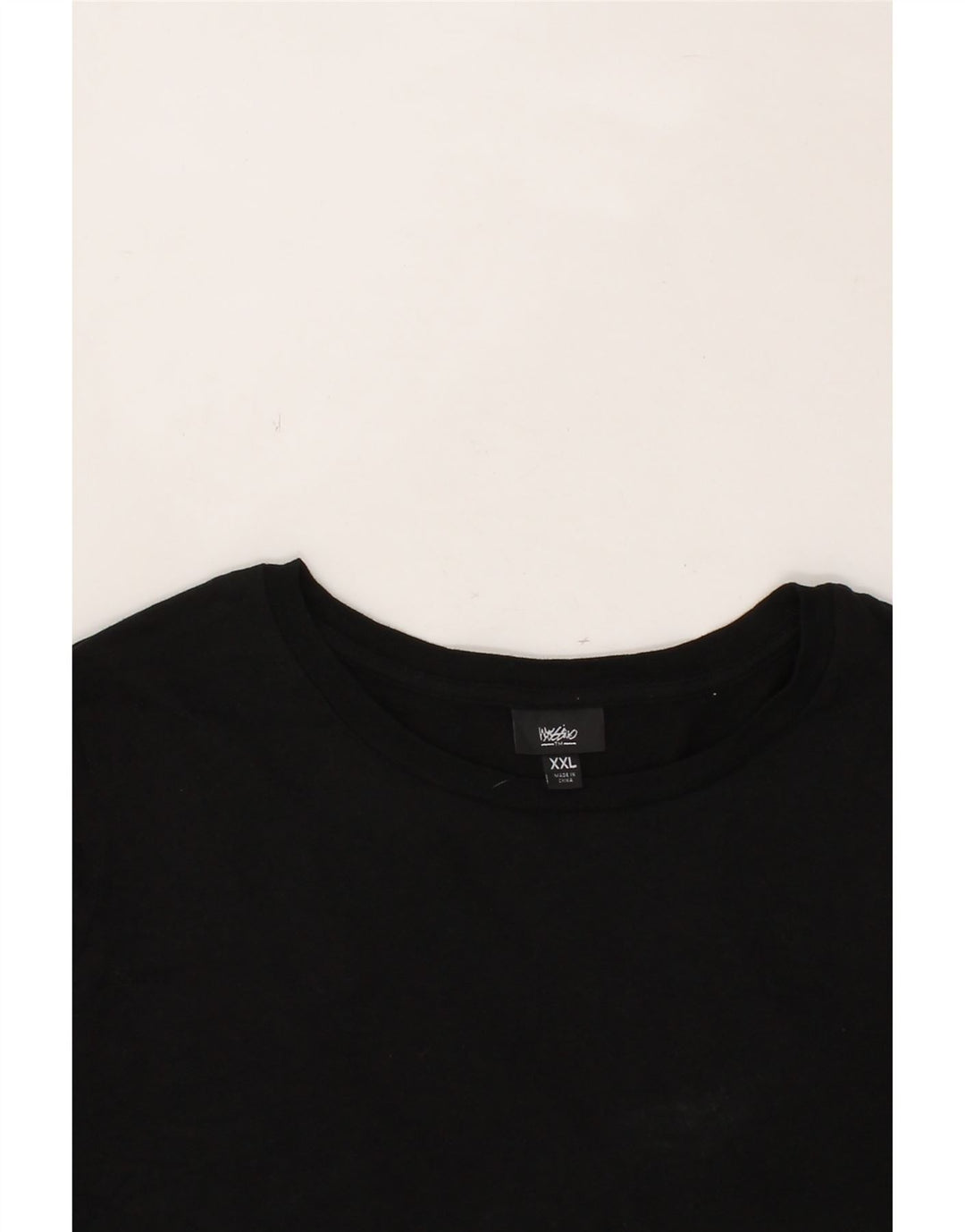 MOSSIMO Womens Crop T-Shirt Top UK 20 2XL Black Cotton Vintage Mossimo and Second-Hand Mossimo from Messina Hembry 
