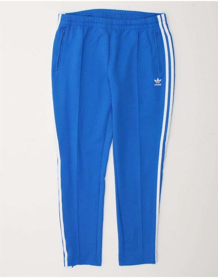 Adidas Træningsdragtsbukser til kvinder UK 18 XL Blå Polyester