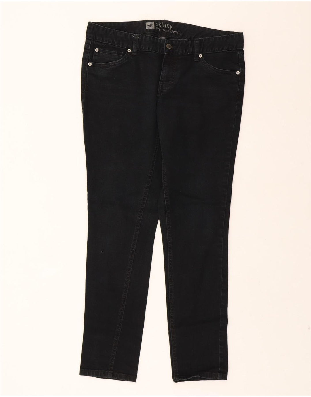 MOSSIMO Womens Skinny Jeans US 10 Small W34 L28 Black Cotton Vintage Mossimo and Second-Hand Mossimo from Messina Hembry 