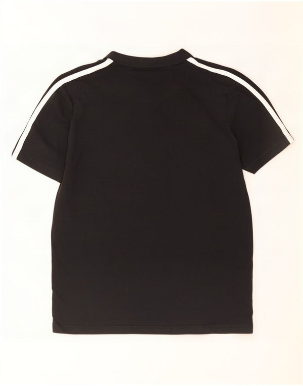 Adidas Herre T-Shirt Top Medium Sort Bomuld