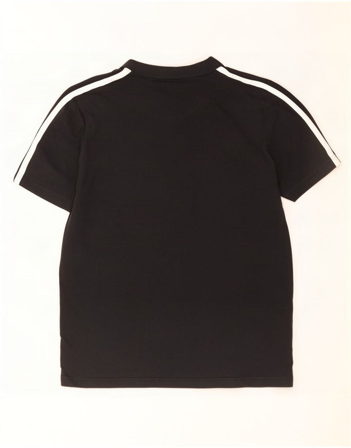 Adidas Herre T-Shirt Top Medium Sort Bomuld