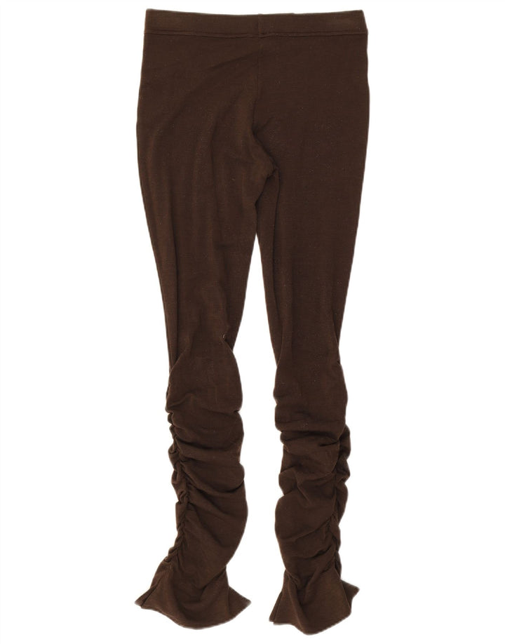 Roccobarocco Dame Leggings UK 8 Lille Brun