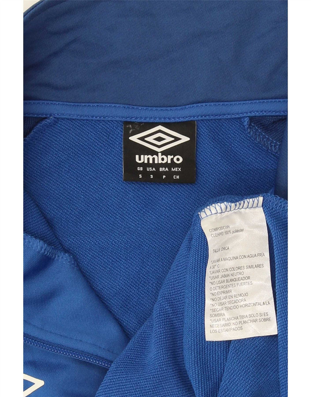 Umbro Herre træningsdragt Top Jakke Lille Blå Colourblock Polyester