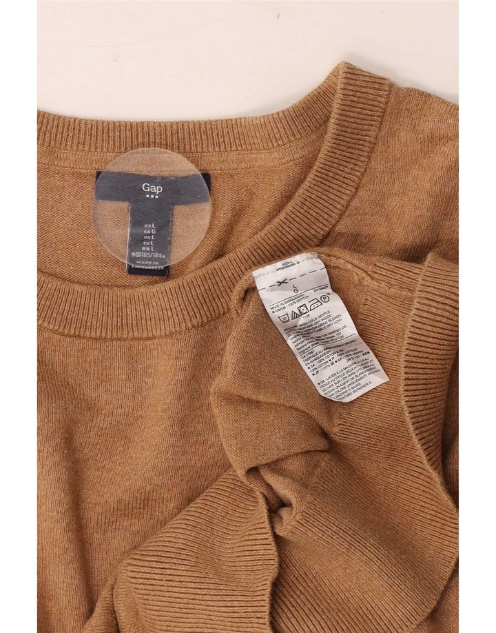 Gap herre rund hals sweater stor brun bomuld