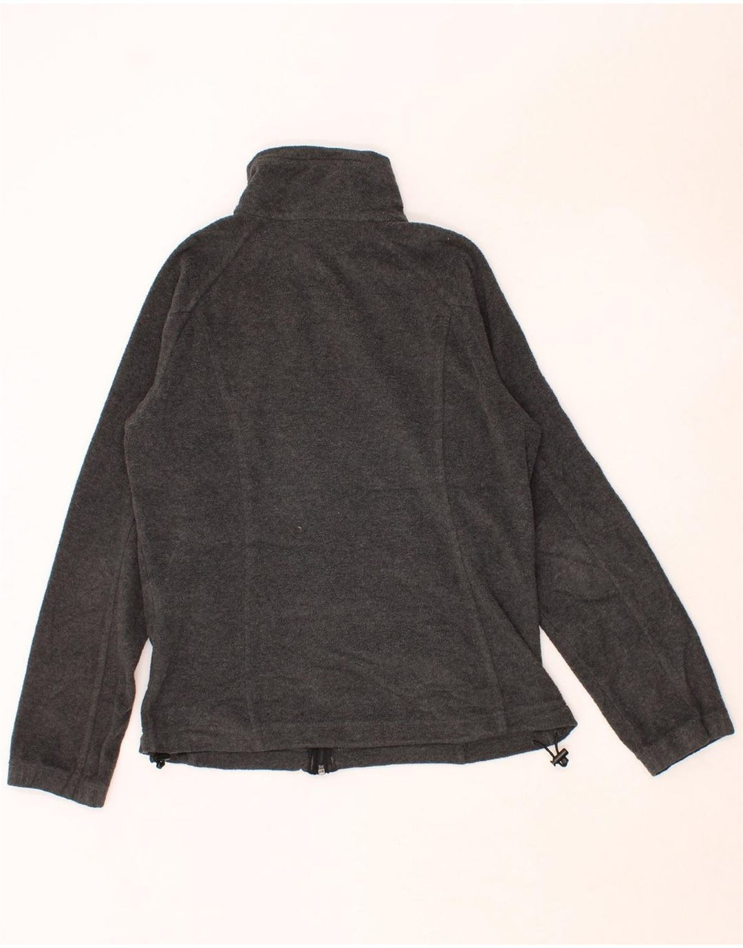 COLUMBIA Womens Fleece Jacket UK 12 Medium Grey Polyester Vintage Columbia and Second-Hand Columbia from Messina Hembry 
