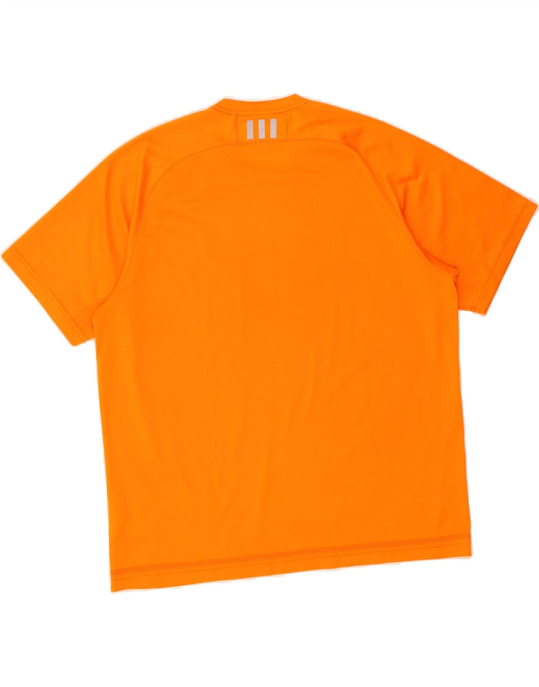 ADIDAS Mens Climalite T-Shirt Top XL Orange Polyester Vintage Adidas and Second-Hand Adidas from Messina Hembry 