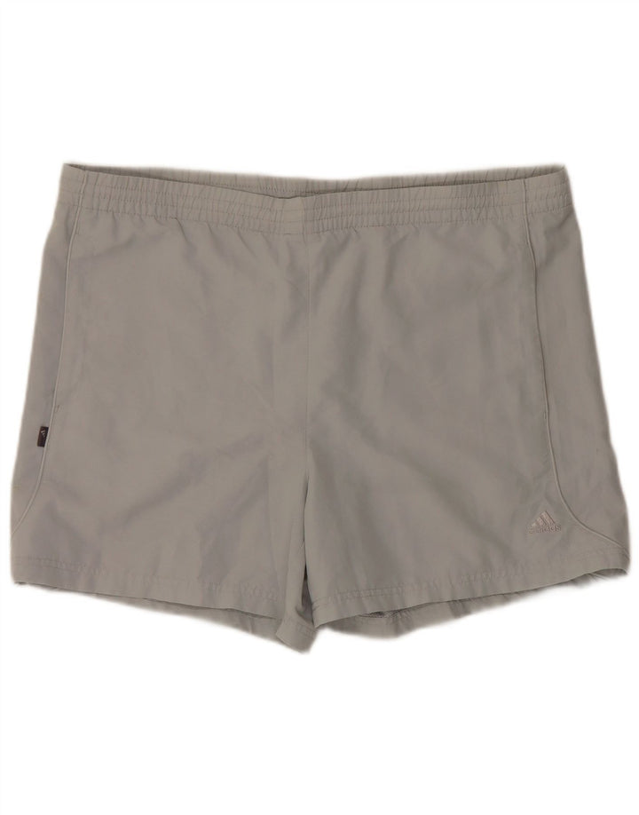 Adidas Badeshorts til mænd, store grå polyester