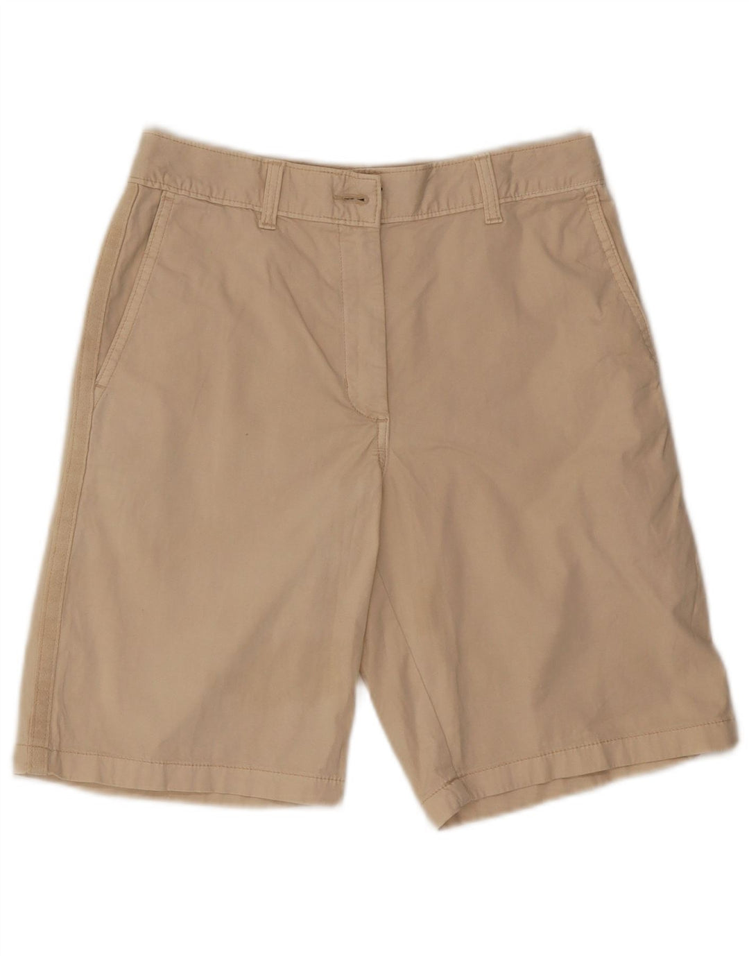 Marks & Spencer Chino Shorts til kvinder UK 8 Small W27 Beige Bomuld