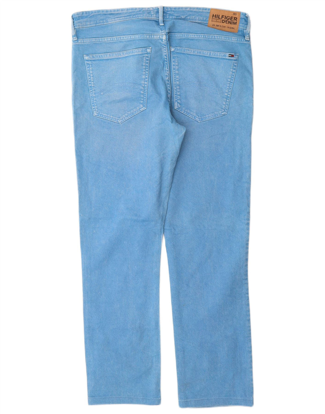 Tommy Hilfiger Herre Straight Jeans W36 L30 Blå Bomuld