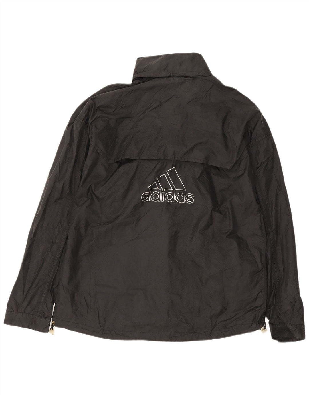 Adidas Grafisk regnjakke til mænd UK 42/44 Large Black