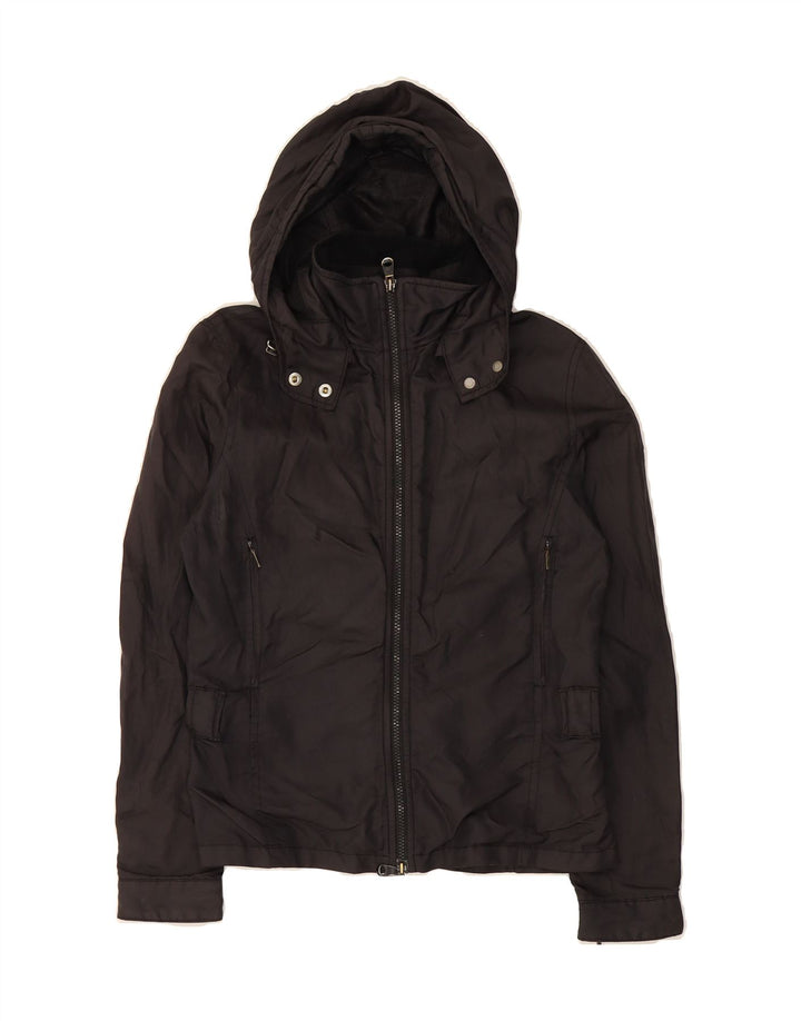 REFRIGIWEAR Girls Hooded Bomber Jacket 13-14 Years Black Vintage Refrigiwear and Second-Hand Refrigiwear from Messina Hembry 