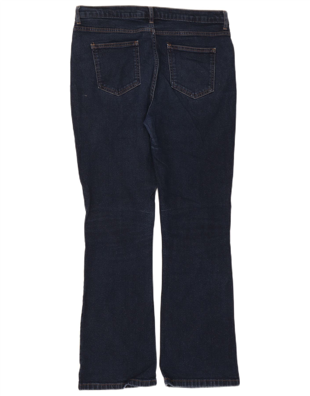 Marks & Spencer Dame Slim Bootcut Jeans UK 14 Large W32 L29 Navy Blue