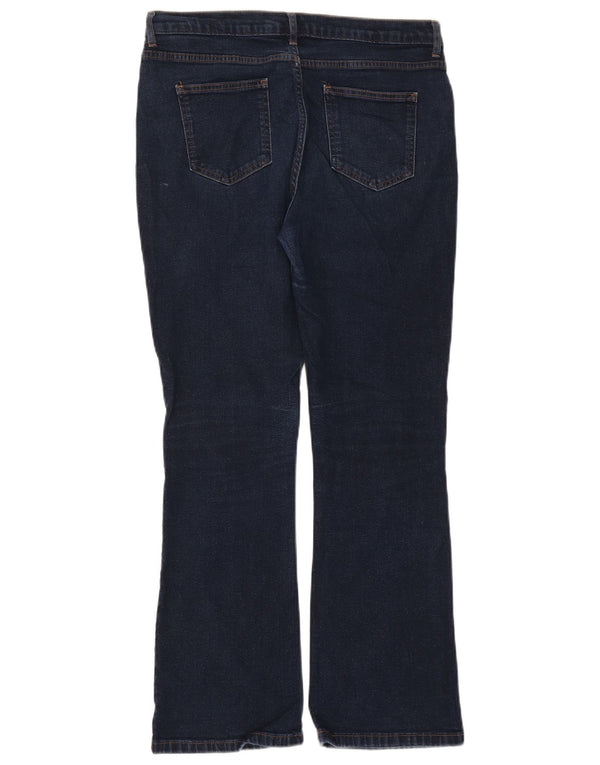 Marks & Spencer Dame Slim Bootcut Jeans UK 14 Large W32 L29 Navy Blue