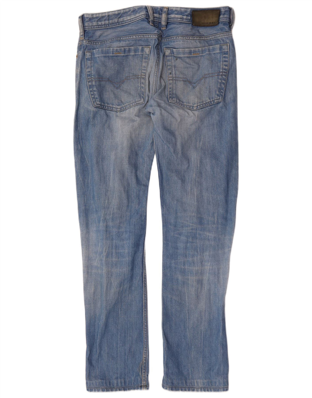 Diesel Herre Zatiny Regular Bootcut Jeans W30 L30 Blå Bomuld
