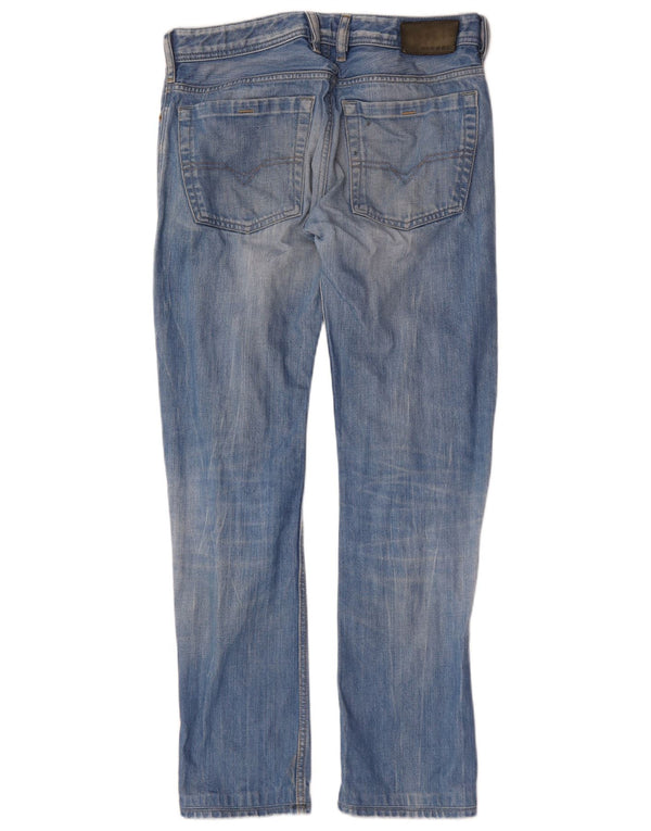 Diesel Herre Zatiny Regular Bootcut Jeans W30 L30 Blå Bomuld