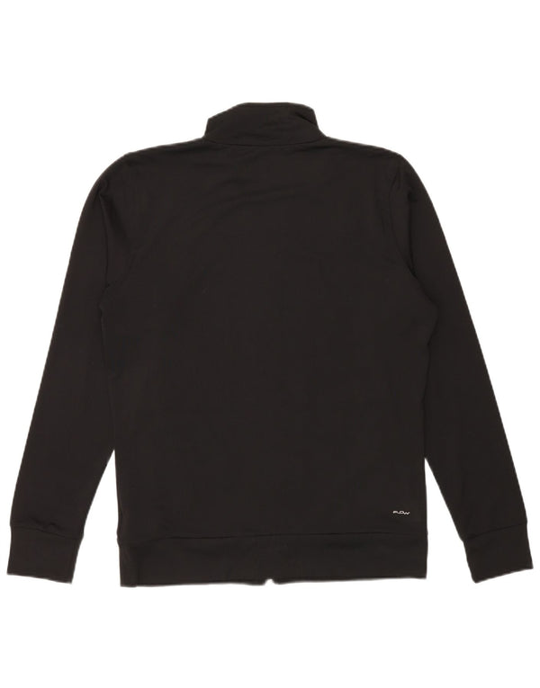 FILA træningsdragt topjakke til kvinder UK 16 Large Black Colourblock Polyester