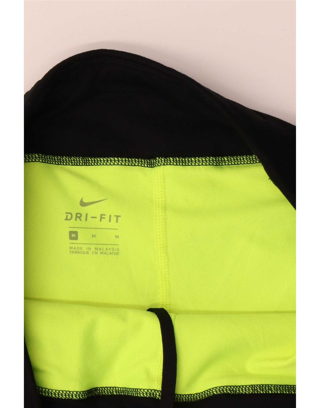 Nike Dame Dri Fit sportsshorts UK14 Medium Sort Colourblock