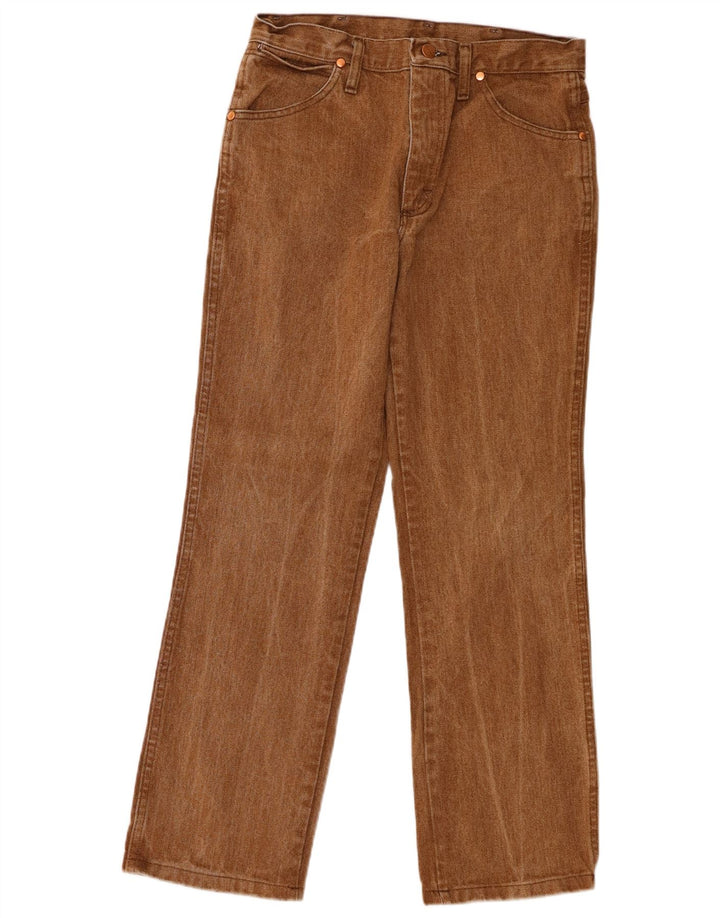 Wrangler lige jeans til kvinder W30 L30 brun bomuld