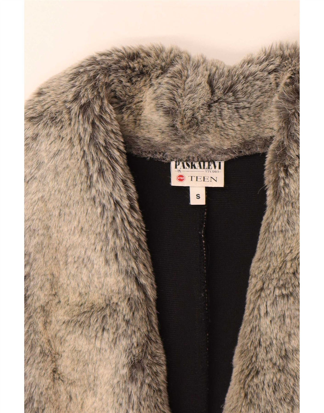 Vintage dame 5-knaps blazerjakke UK 10 Small Grey