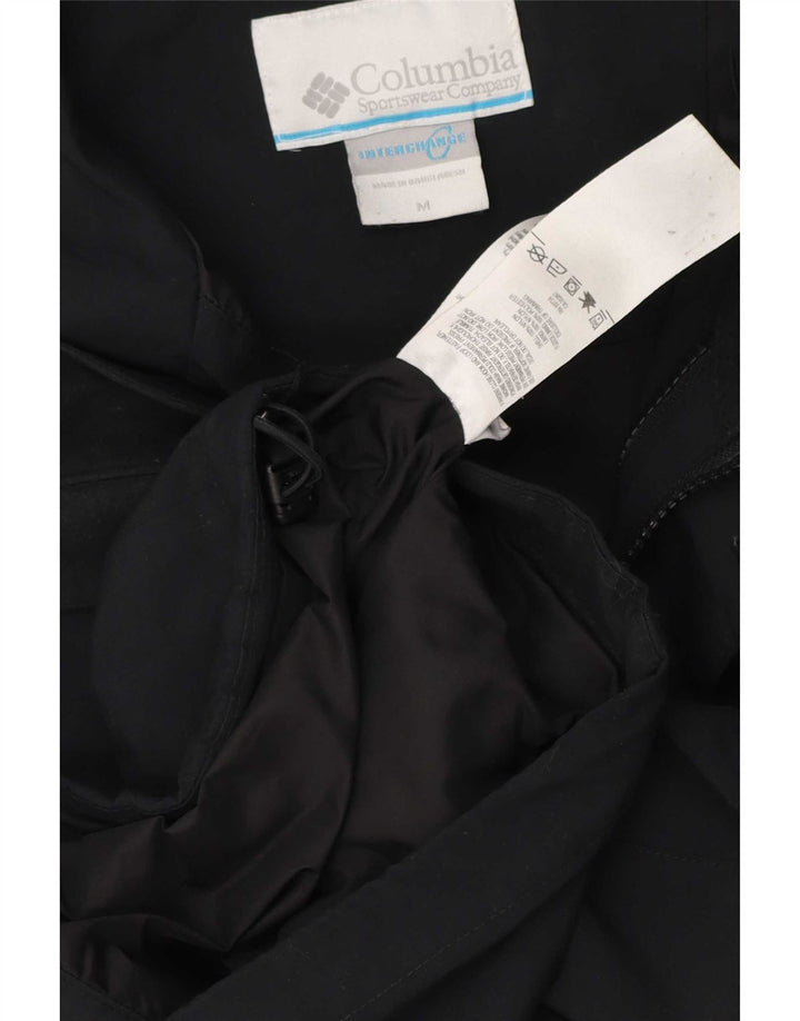 Columbia Mens Interchange Regnjakke UK 38 Medium Sort Nylon
